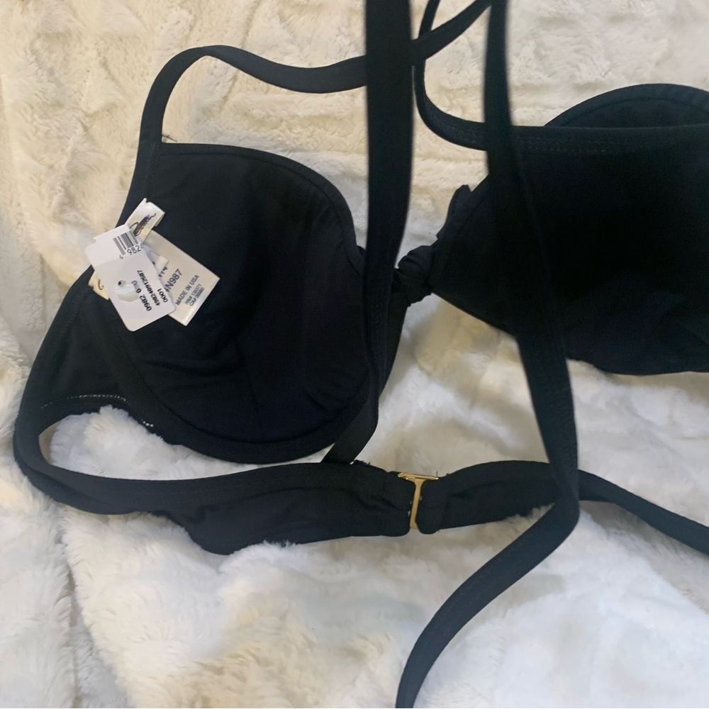 Oscar de la Renta Multicolor Bikini Swimsuit‎ Top Size Large Season R14 - Picture 6 of 8